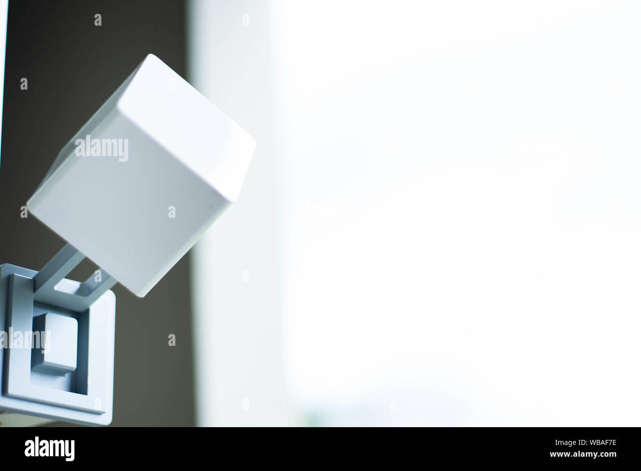 CCTV a guardare il giardino Foto Stock