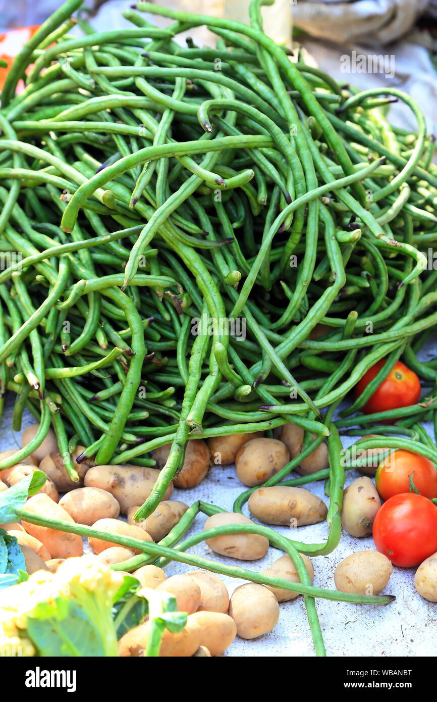 Mani Sithu Mercato in Bagan, MYANMAR Birmania Foto Stock