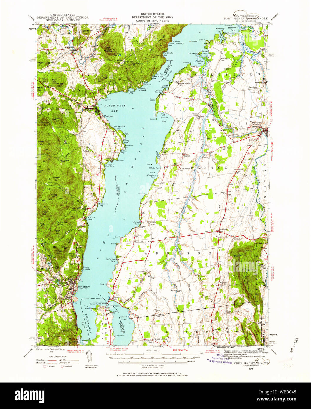 Mappa di port henry Immagini senza sfondo e Foto Stock ritagliate Alamy