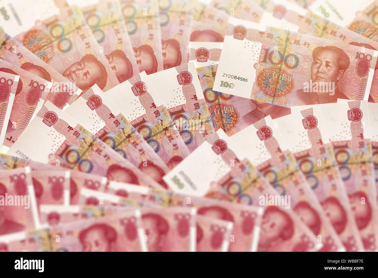 Yuan Cinese - Denaro - 3D Rendering Foto Stock