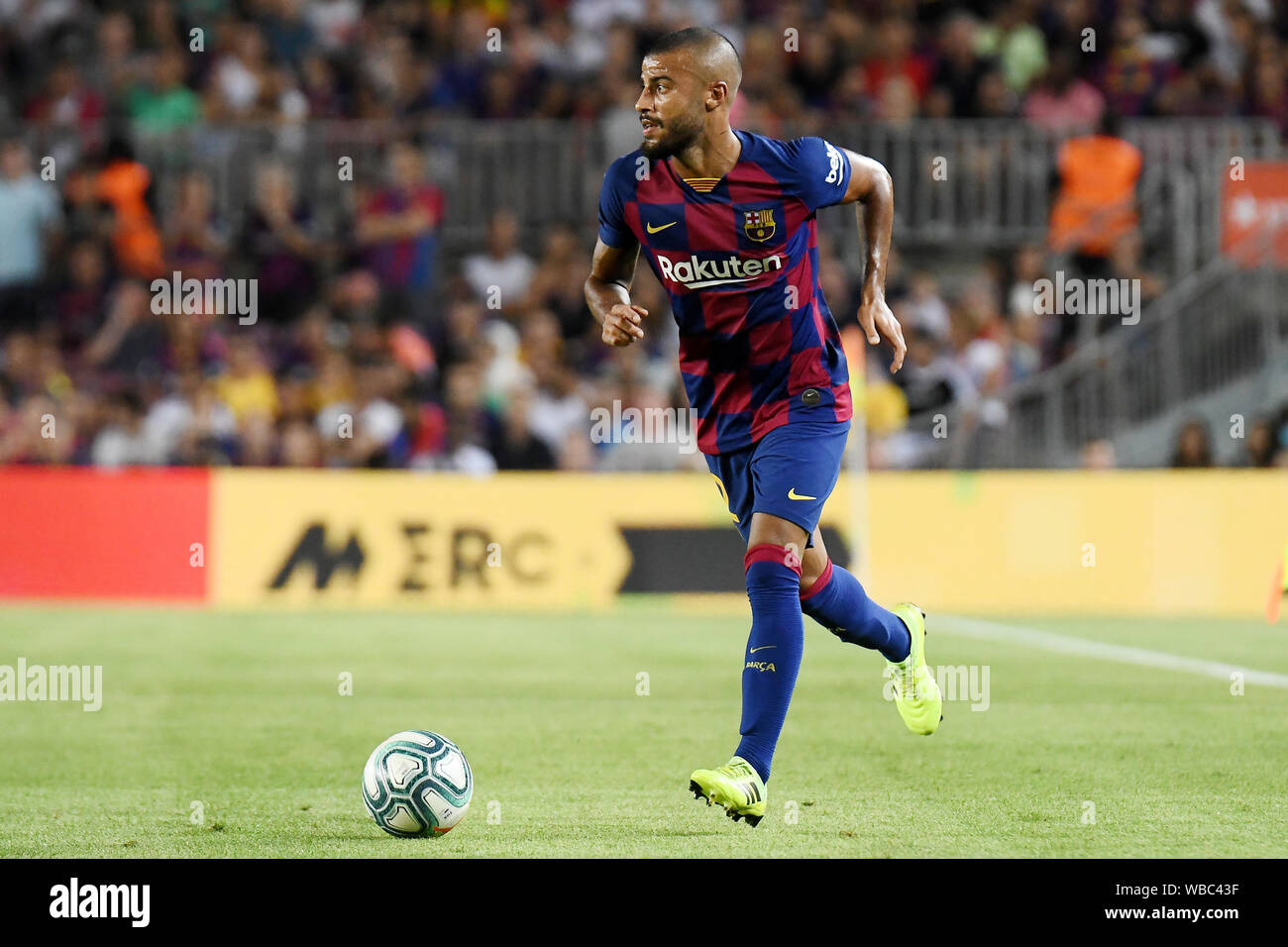 Barcellona, Spagna. 25 Ago, 2019. Rafinha Alcantara del FC Barcelona durante la partita FC Barcelona v Real Betis, di LaLiga, stagione 2019/2019, data 2. Stadio Camp Nou. Barcelona, Spagna, 25 ago 2019. Credito: PRESSINPHOTO/Alamy Live News Foto Stock