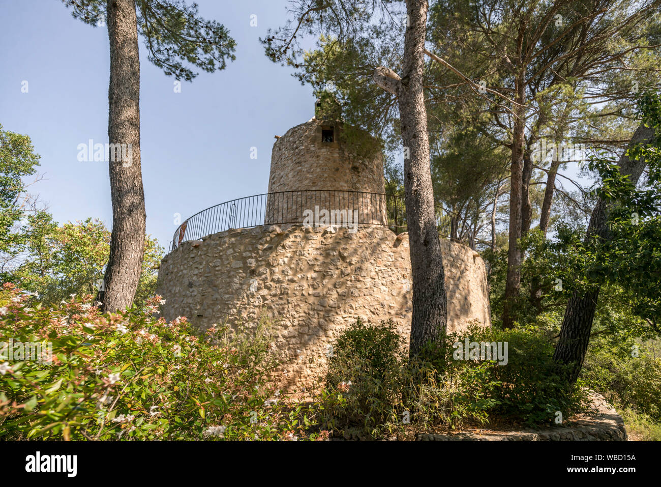 Moulin Cezanne, Cezanne mill, Montagne Sainte-Victoire, Route Cezanne, Provenza, Francia Foto Stock