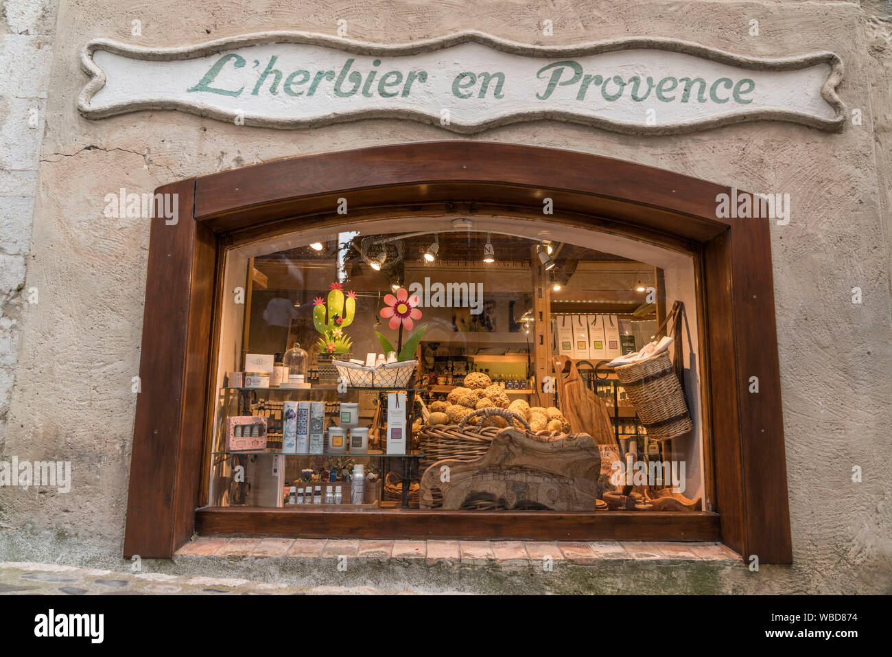 Saint-Paul-de-Vence, L'Herbier en Provence, Alpes-Maritimes, Provence-Alpes-Côte d'Azur, in Francia Foto Stock
