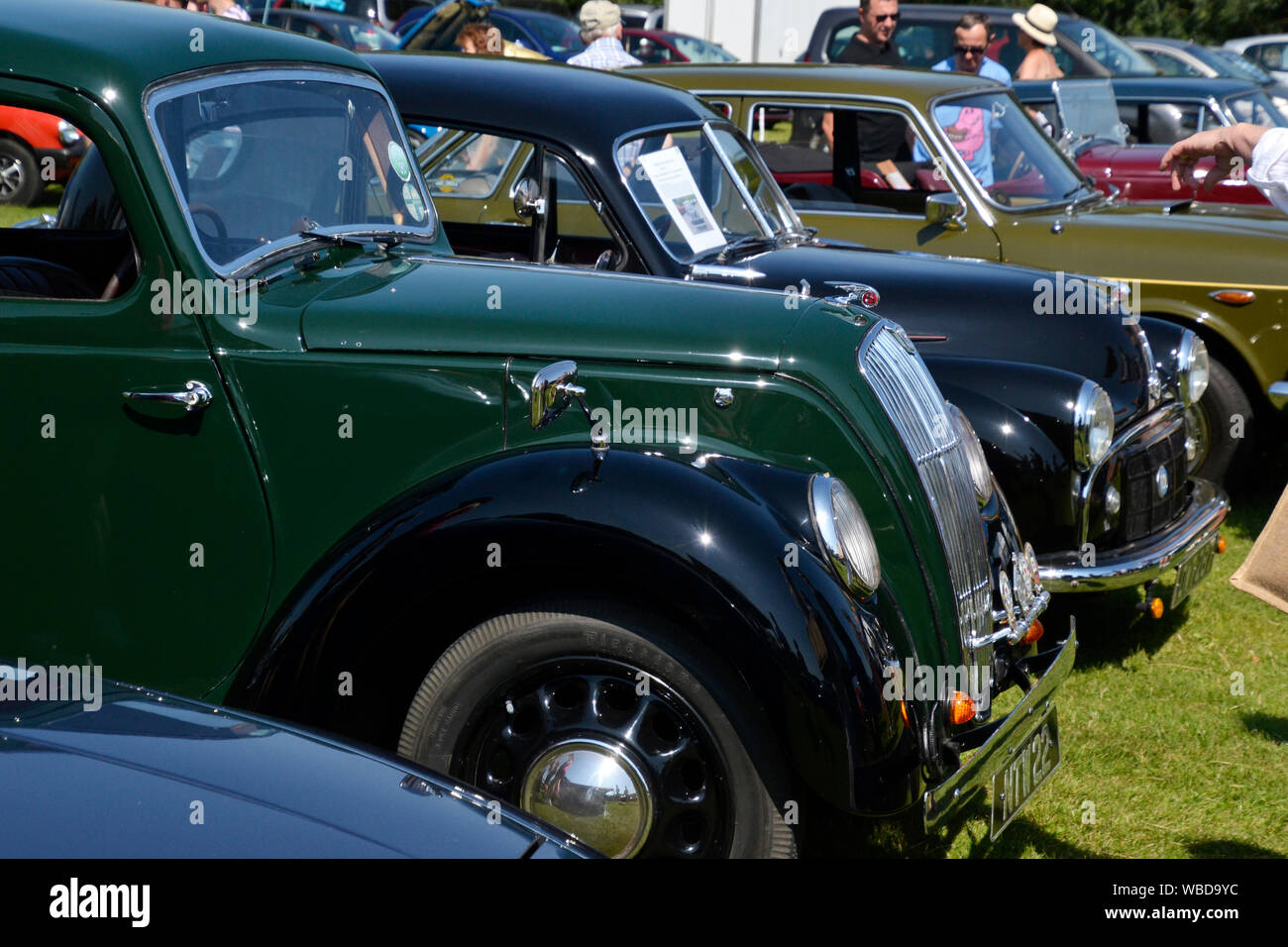 Agosto lunedì festivo 2019. Classic Car Show a Hazlemere Fete, Buckinghamshire, UK. 26/8/19 Foto Stock