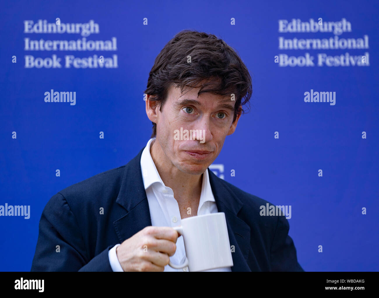 Edimburgo, Scozia, Regno Unito. Il 26 agosto 2019. Rory Stewart il conservatore MP al festival. Iain Masterton/Alamy Live News. Foto Stock