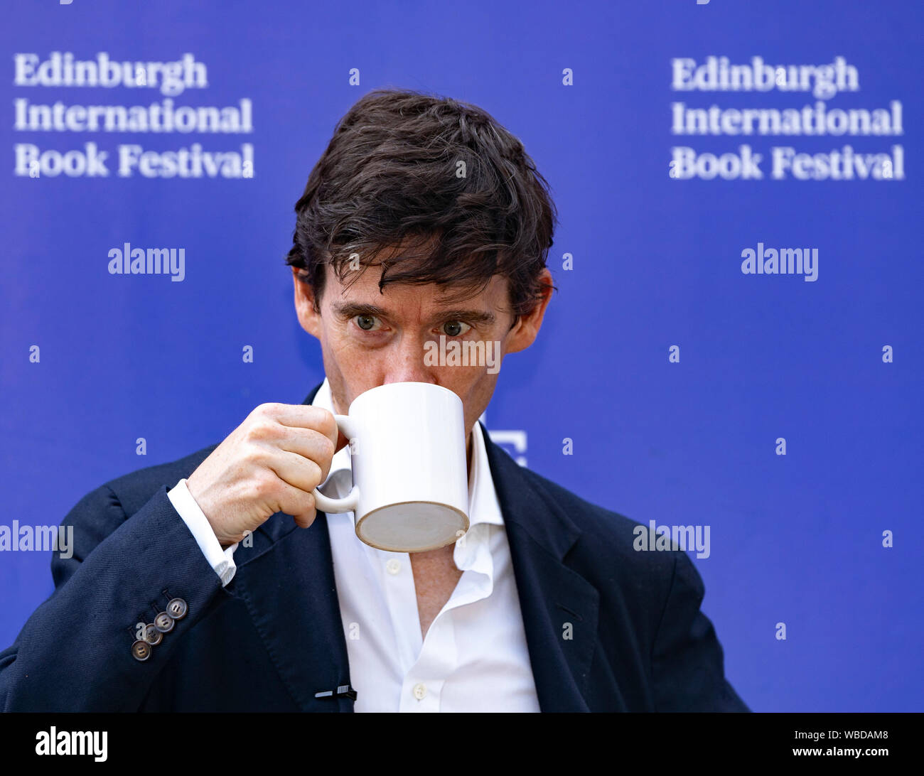 Edimburgo, Scozia, Regno Unito. Il 26 agosto 2019. Rory Stewart il conservatore MP al festival. Iain Masterton/Alamy Live News. Foto Stock