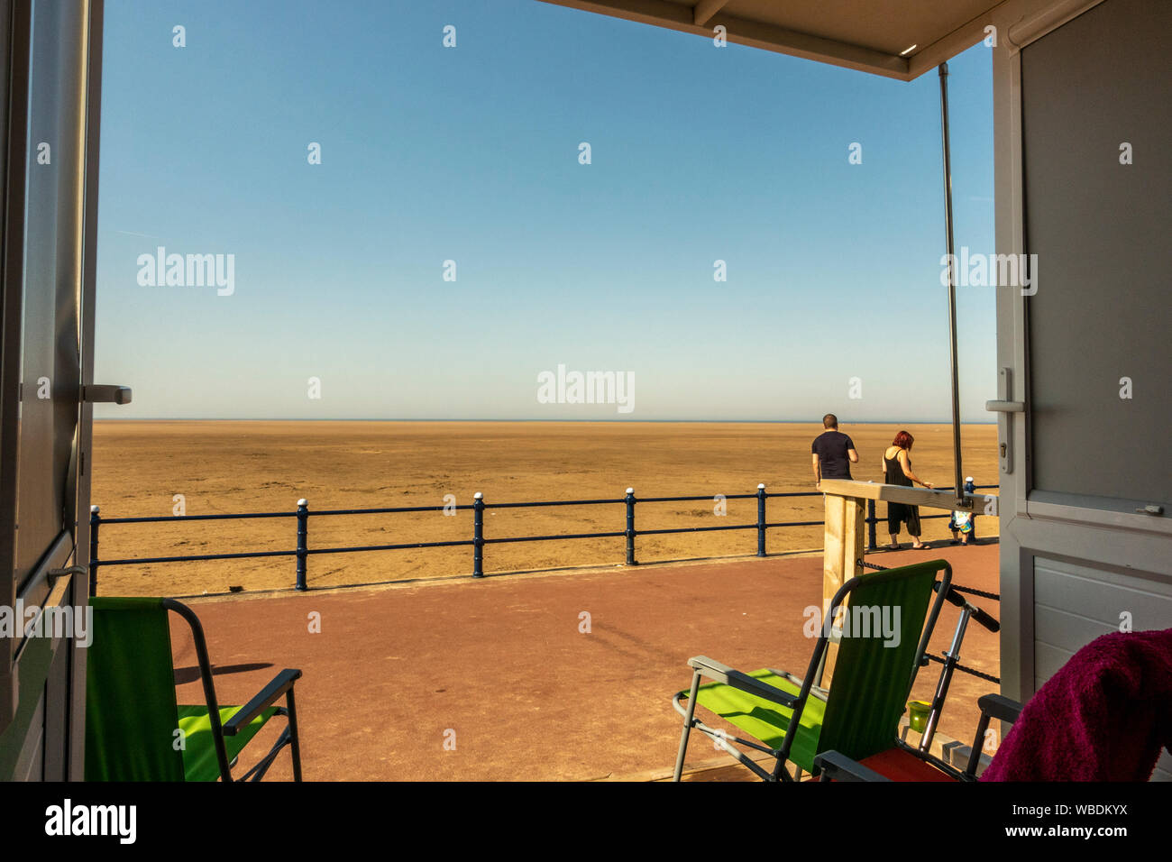 Lytham St Annes Beach Hut 1 Foto Stock