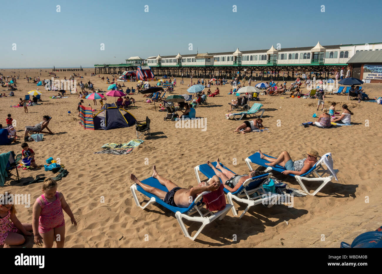 Lytham St Annes Beach 2 Foto Stock