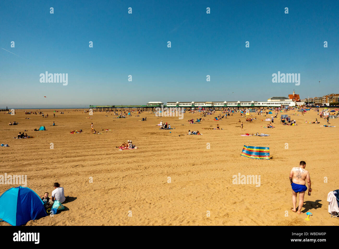 Lytham St Annes beach Foto Stock
