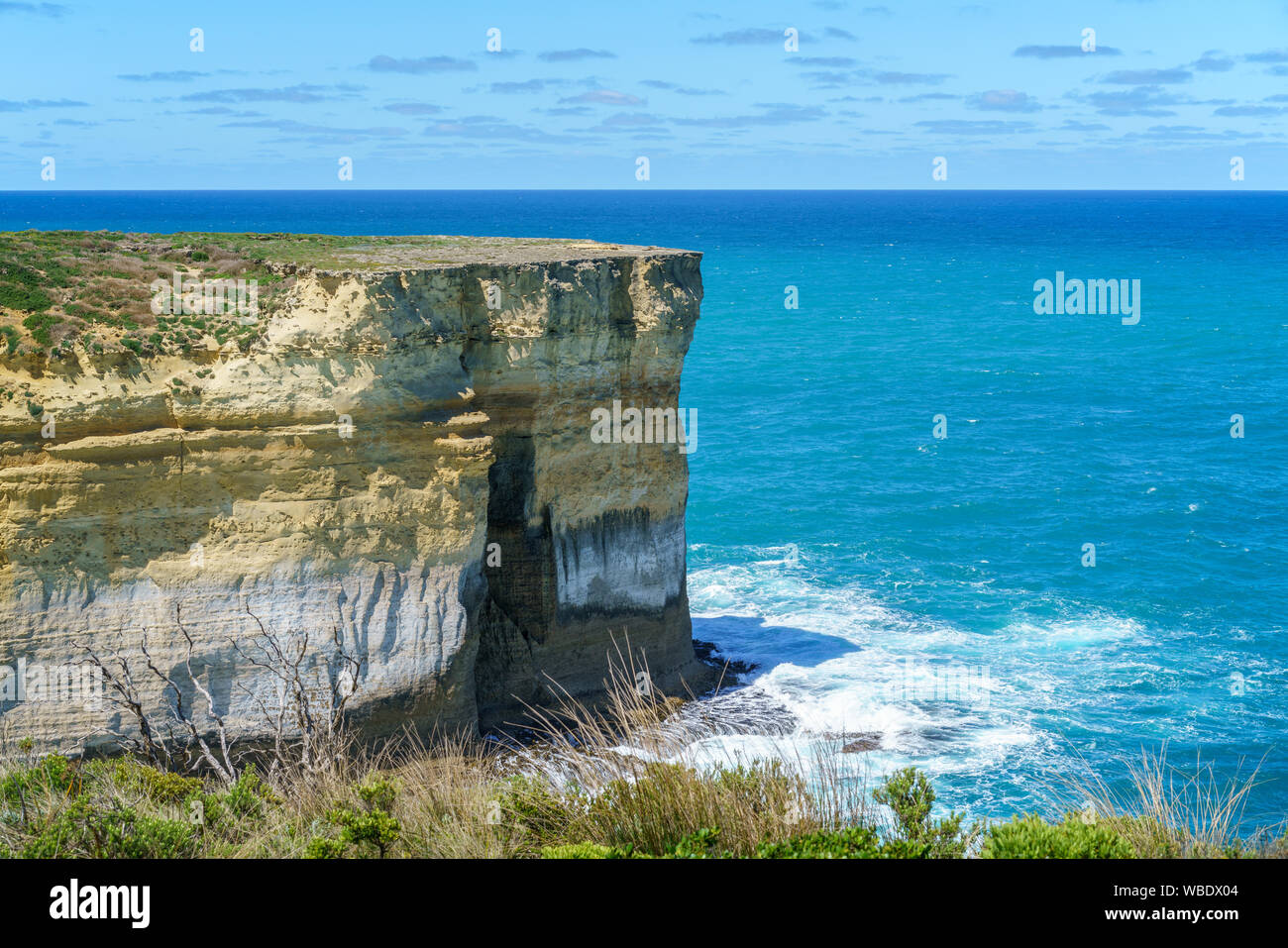 Island Arch lookout, parco nazionale di Port Campbell, Great Ocean Road, australia Foto Stock