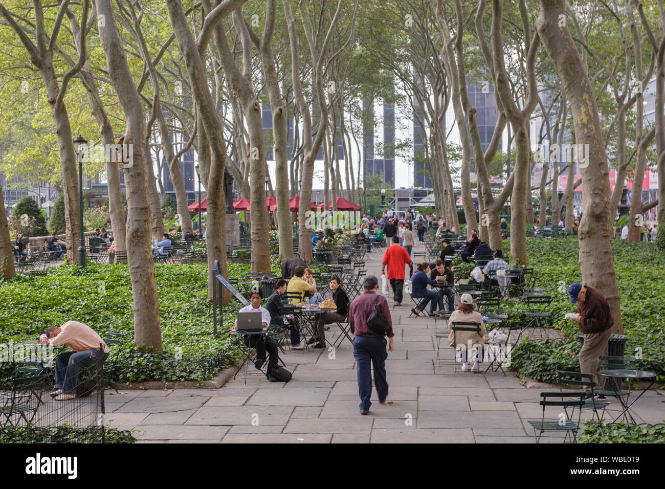 Bryant Park, Midtown, New York City, Stati Uniti d'America. Foto Stock