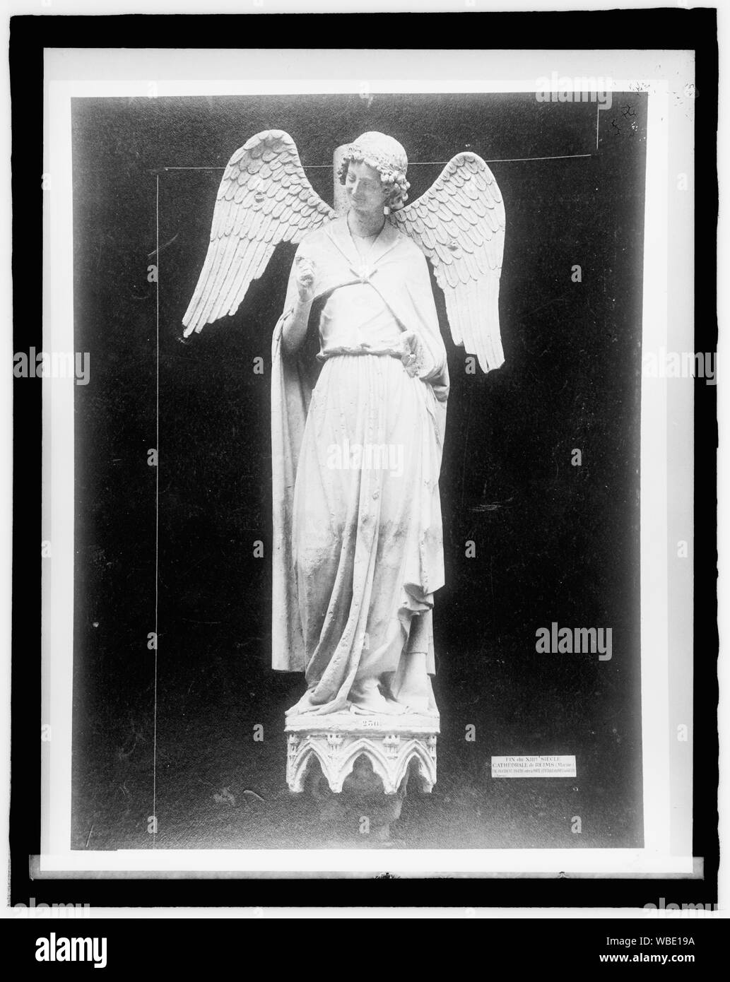 Francia, Cattedrale di Reims Abstract/medio: 1, negativo : vetro ; 8 x 10 in. o più piccolo Foto Stock