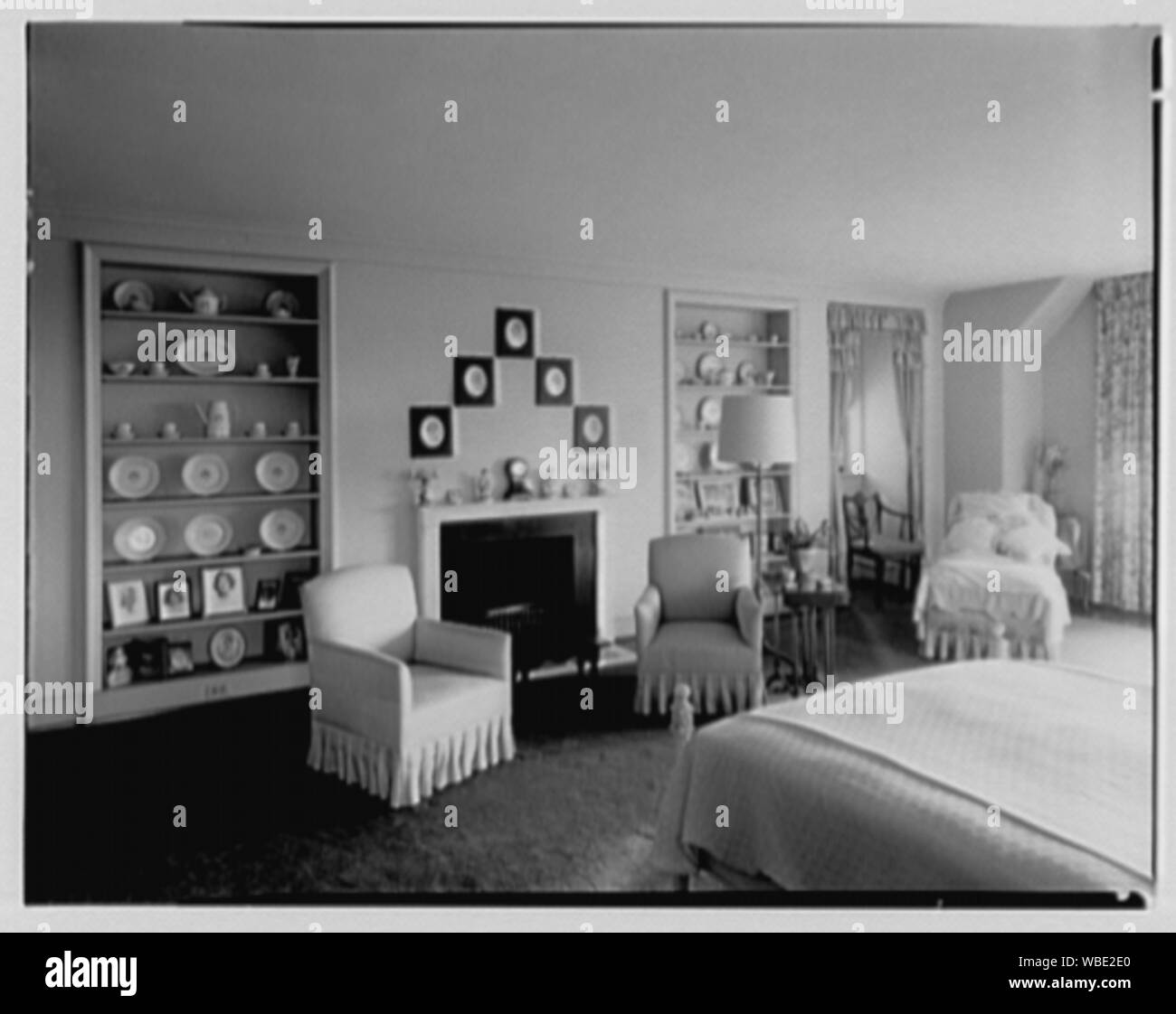 Francesco E. Powell, residence su Dosoris Lane, Glen Cove, Long Island. Abstract/medio: Collezione Gottscho-Schleisner Foto Stock