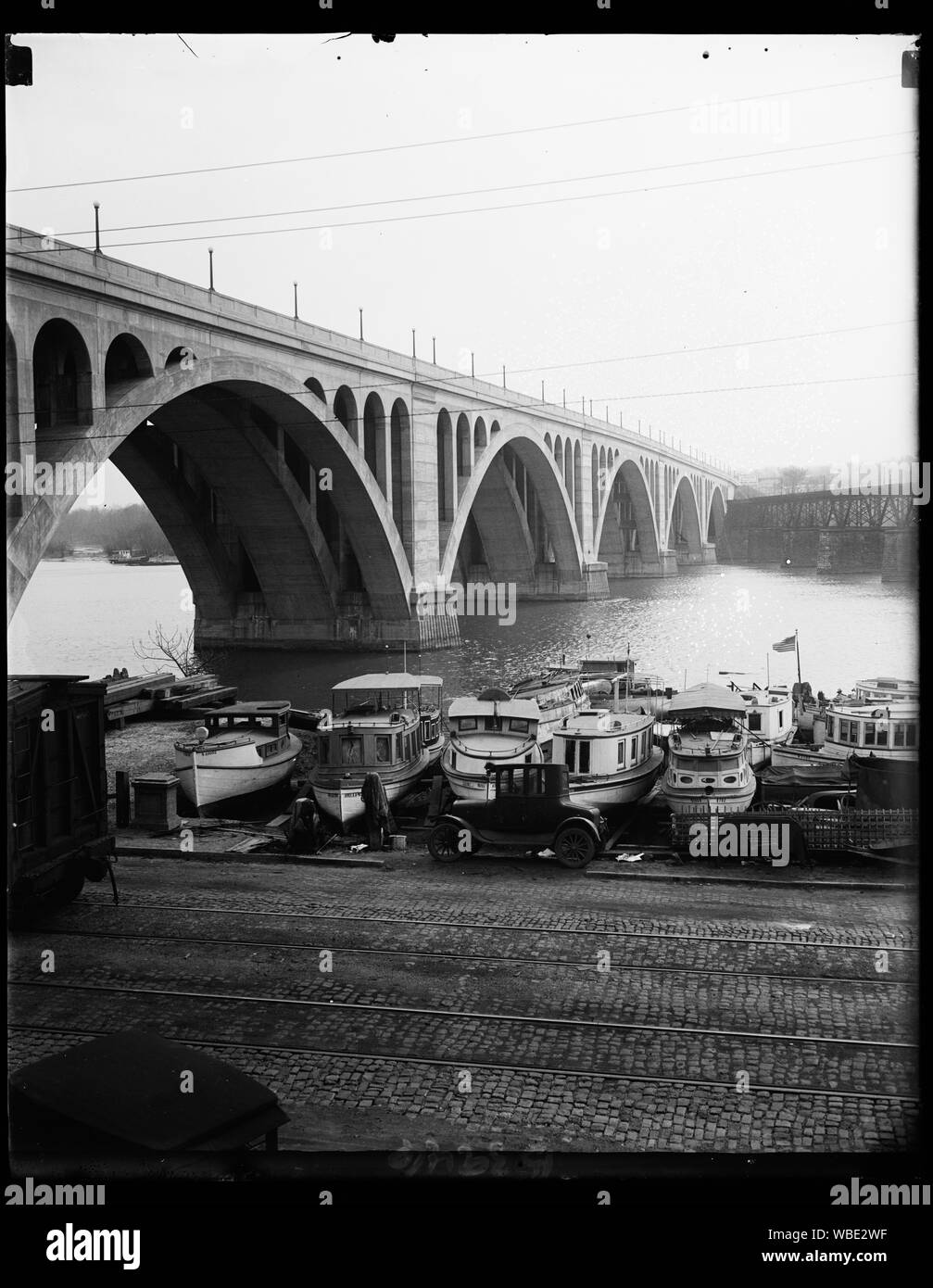 Francis Scott Key Bridge, Washington D.C. Abstract/medio: 1, negativo : vetro ; 4 x 5 in. o più piccolo Foto Stock