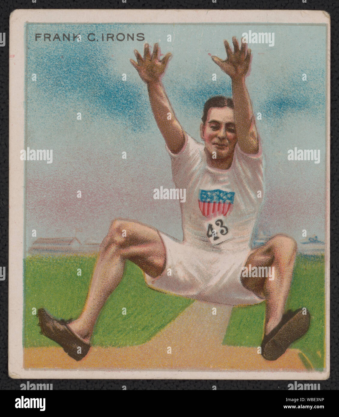 Frank C. Ferri da stiro/astratta medio: 1 stampa : chromolithograph ; 73 x 64 mm. Foto Stock