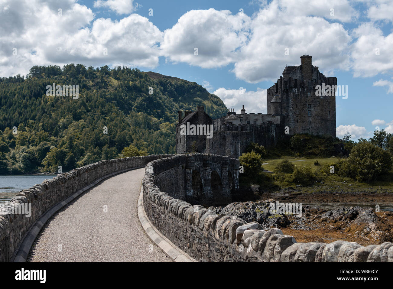 Eilean Donan Castle , Castello Scozzese. Foto Stock