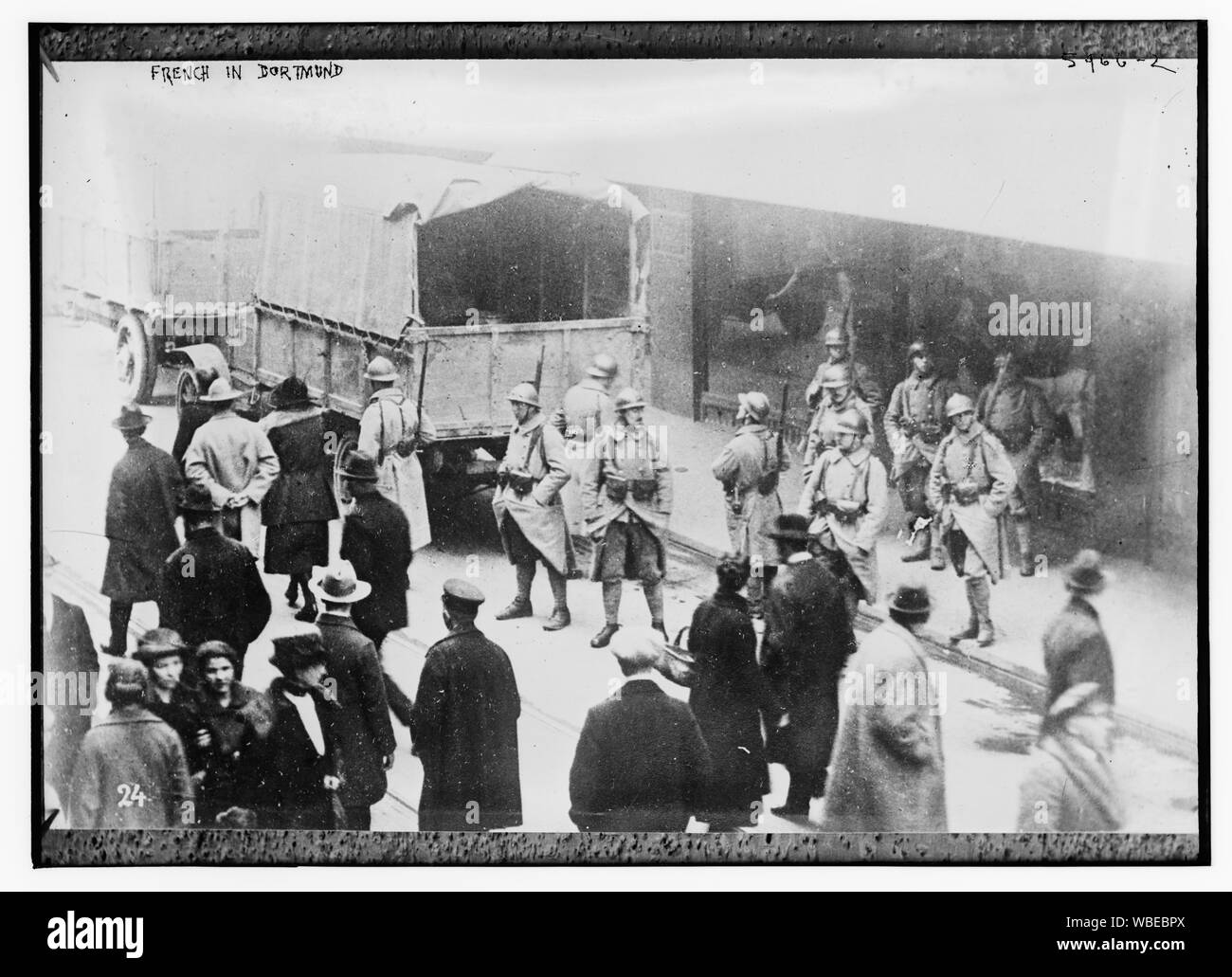 Il francese in Dortmund Abstract/medio: 1, negativo : vetro ; 5 x 7 in. o inferiore. Foto Stock