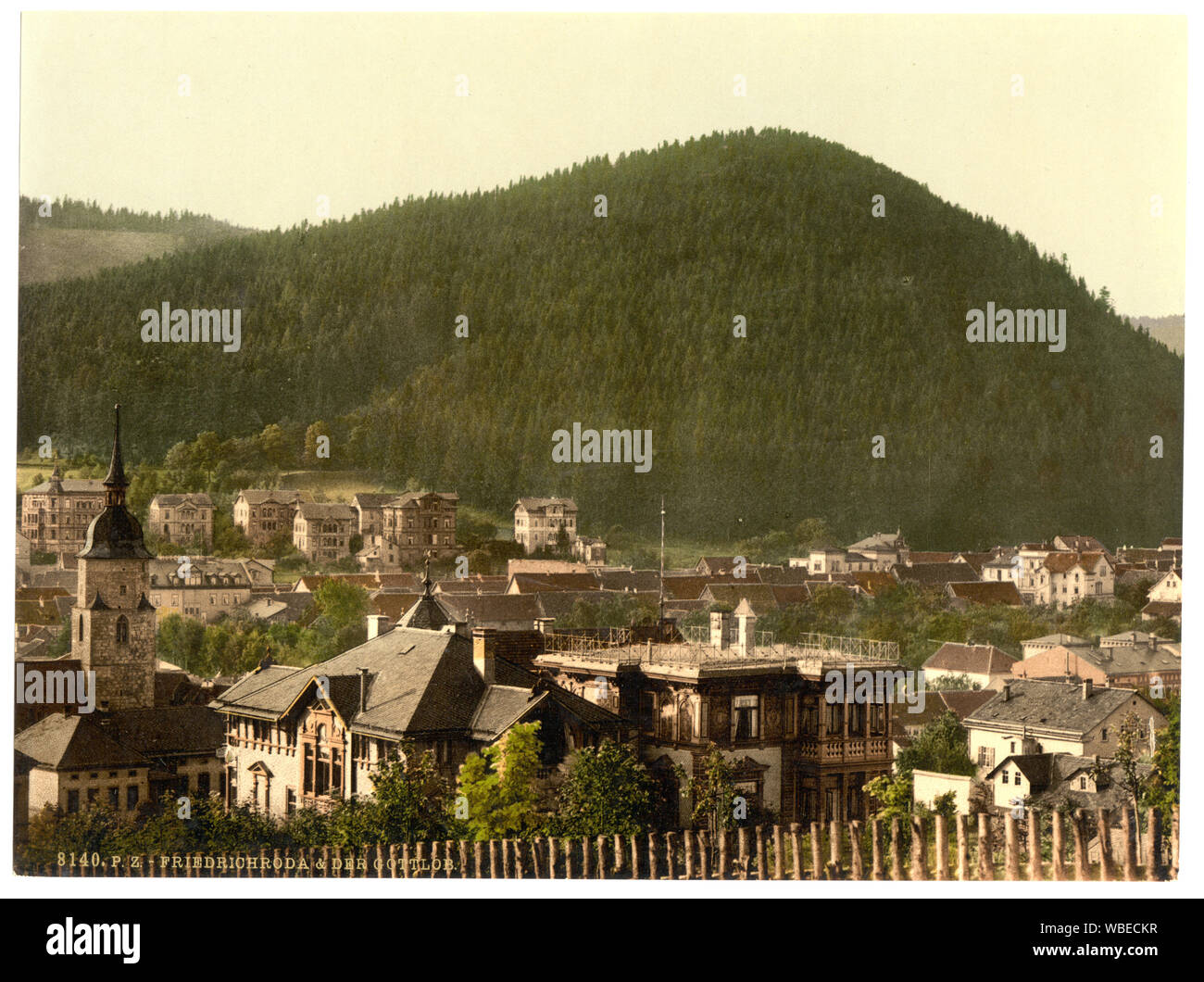 Friedrichrhoda e Gottlob, Turingia, Germania Foto Stock