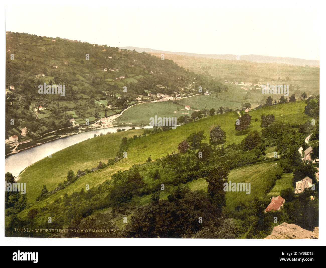 Dalla Symonds Yat, Whitchurch, Inghilterra; Foto Stock