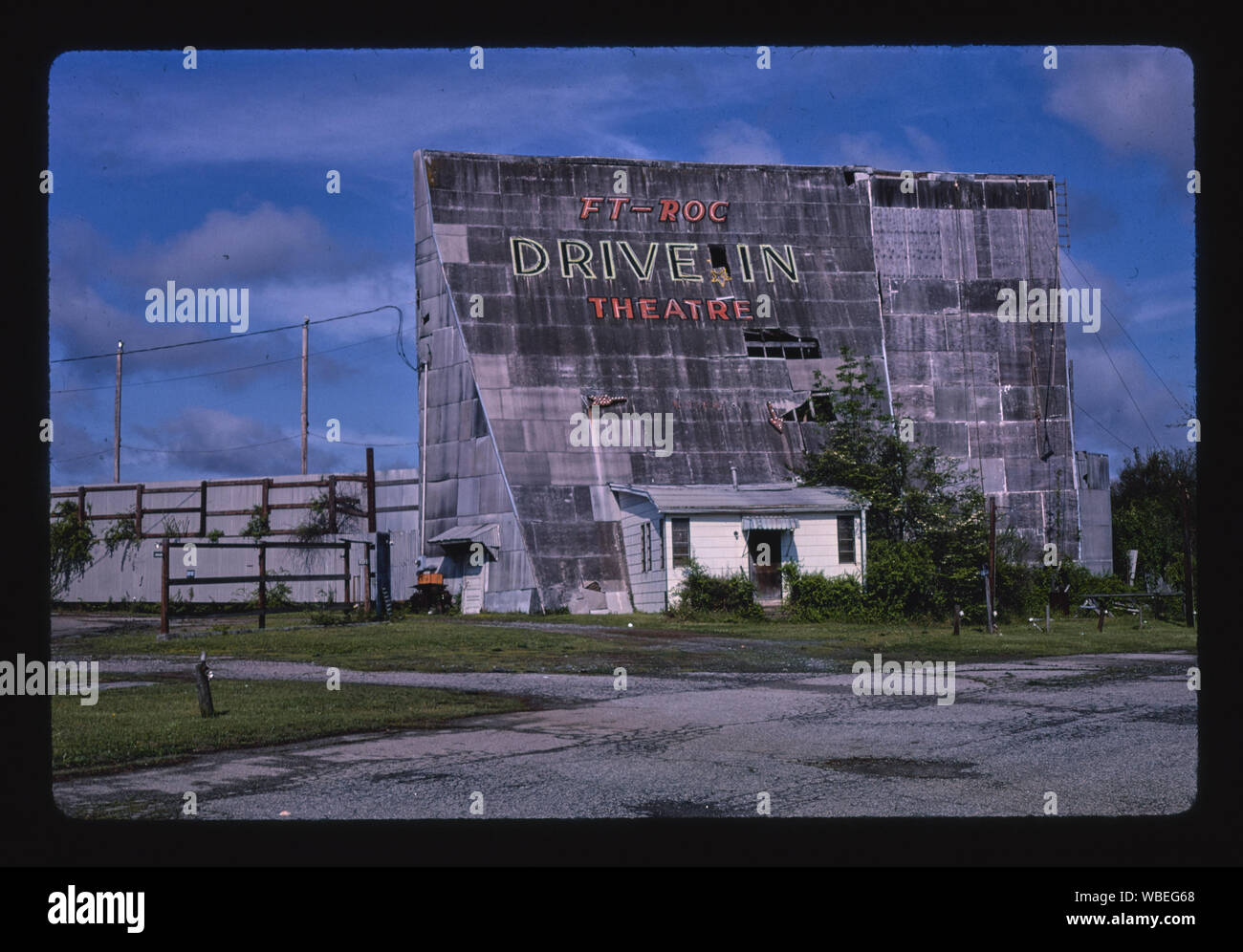 Ft. Roc Drive-in Theatre, Route 21, Rock Hill, Carolina del Sud Foto Stock