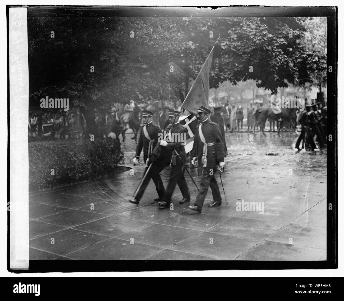 Funerale del conte Macchi de [di] Cellere Abstract/medio: 1, negativo : vetro ; 4 x 5 in. o più piccolo Foto Stock