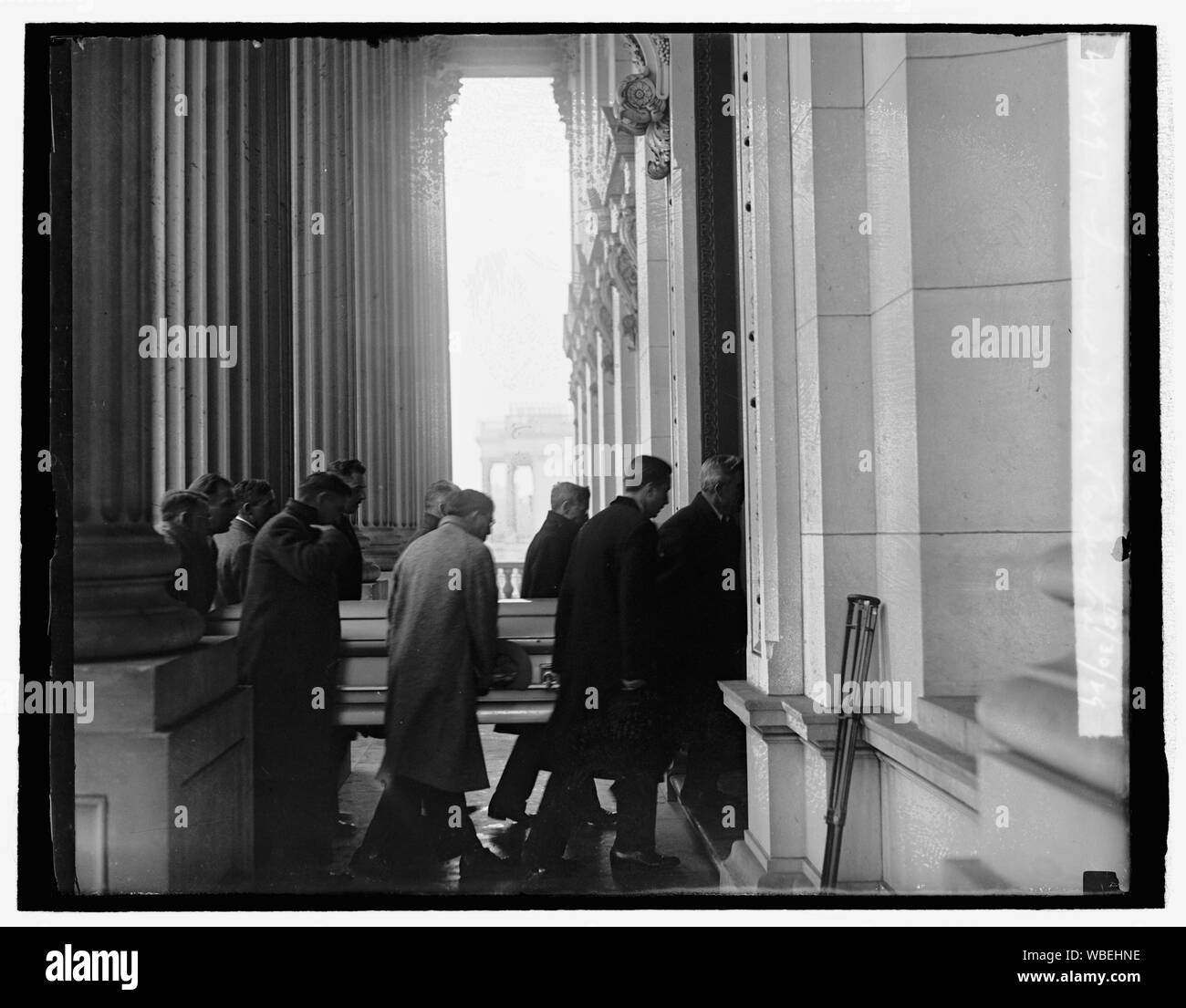 Esequie del gen. T.E. Burton, 10/30/29 Abstract/medio: 1, negativo : vetro ; 4 x 5 in. o più piccolo Foto Stock