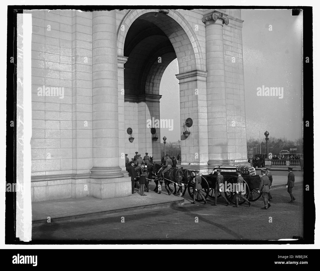 Funerale, Secty. La guerra buona, 11/20/29 Abstract/medio: 1, negativo : vetro ; 4 x 5 in. o più piccolo Foto Stock