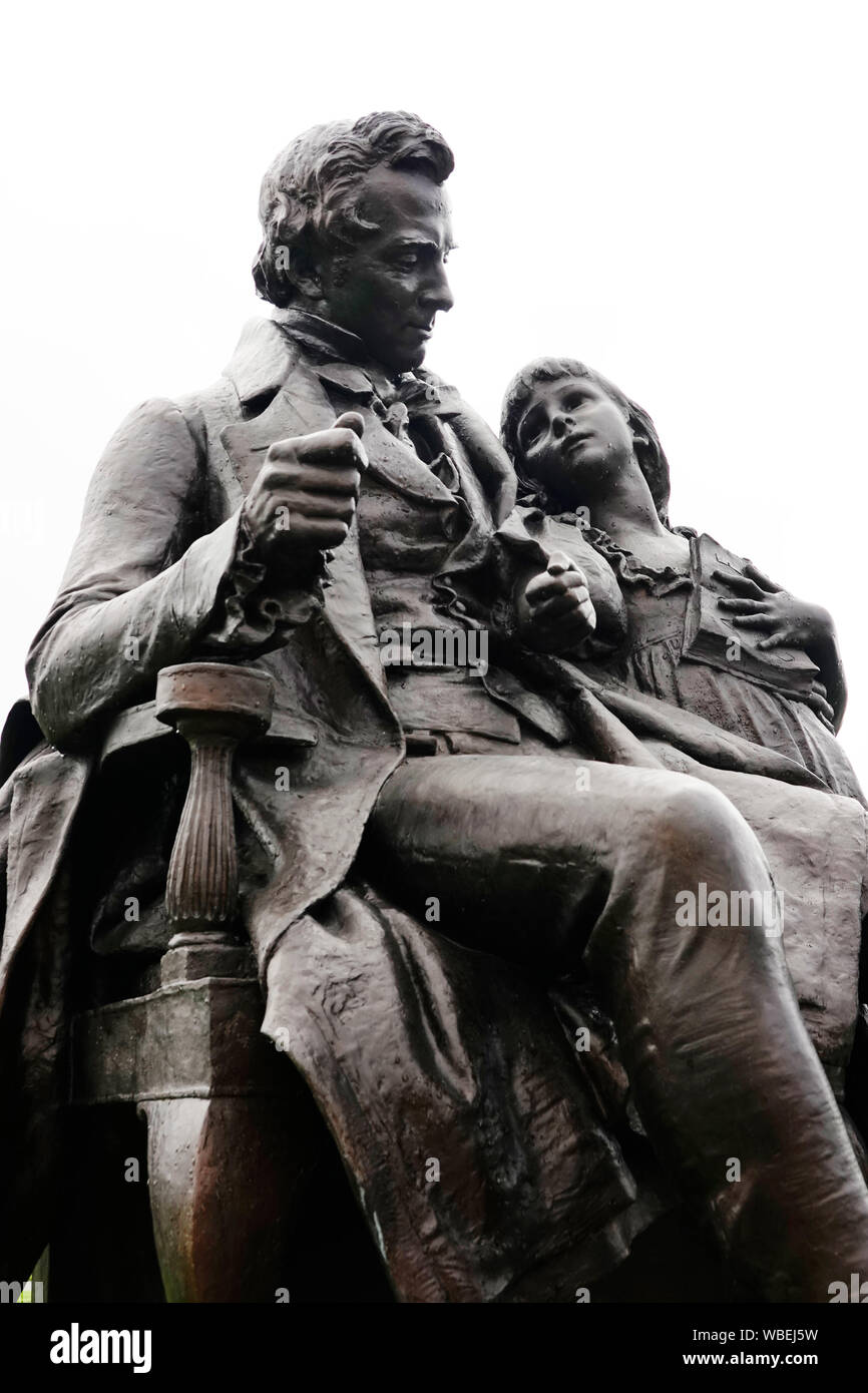 Statua di alice cogswell e Thomas Hopkins gallaudet Foto stock - Alamy