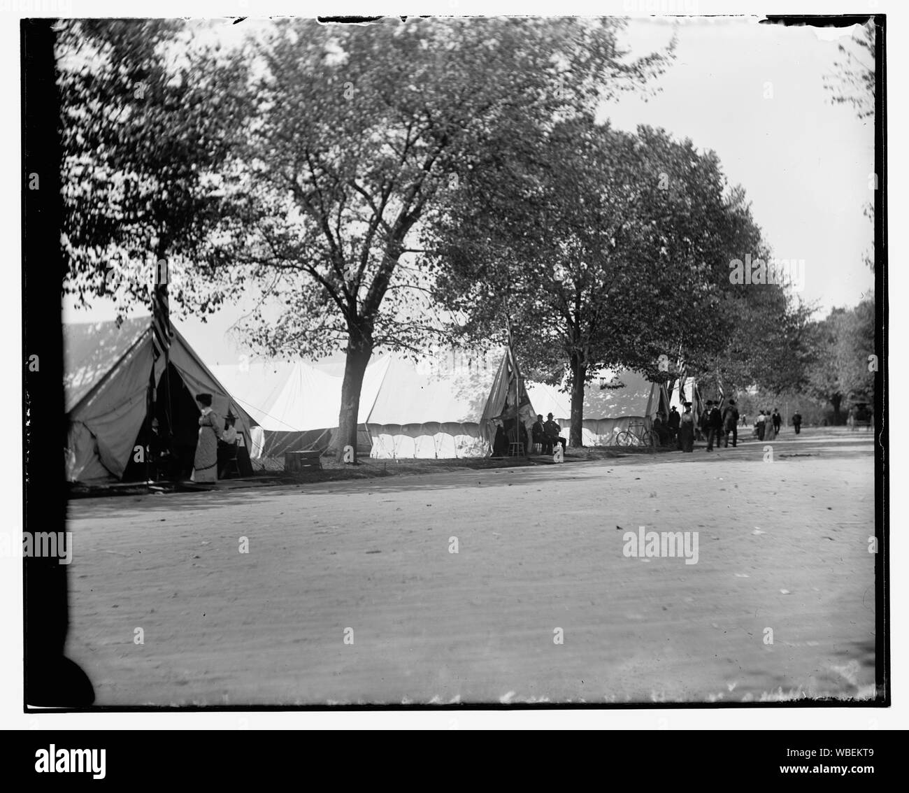 G.A.R. encampment, ottobre 1902, scene di strada Abstract/medio: 1, negativo : vetro ; 4 x 5 in. o più piccolo Foto Stock