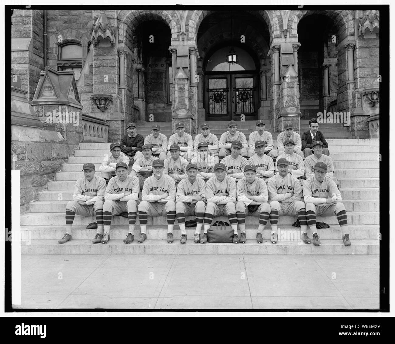G.U. Squadra di baseball, 1928 Abstract/medio: 1, negativo : vetro ; 8 x 10 in. o più piccolo Foto Stock