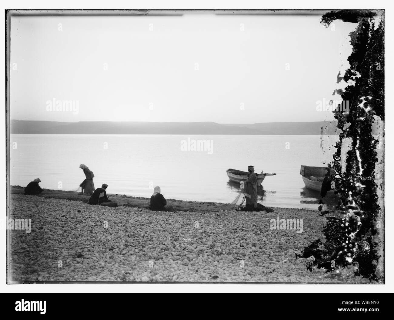 Pescatore di Galilea Abstract/medio: G. Eric e Edith Matson Collezione fotografica Foto Stock