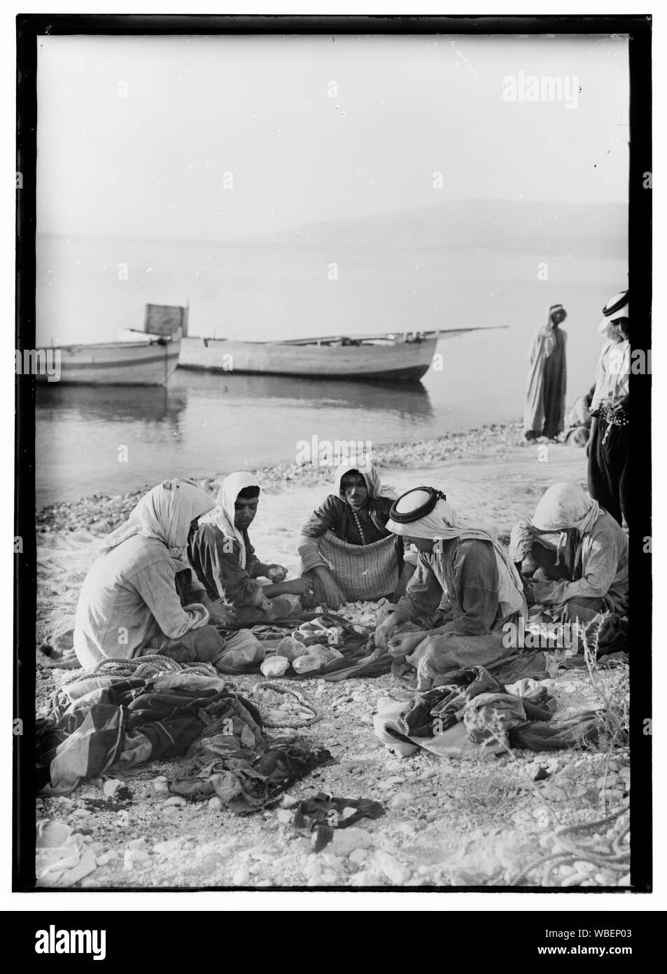 Pescatore di Galilea Abstract/medio: G. Eric e Edith Matson Collezione fotografica Foto Stock