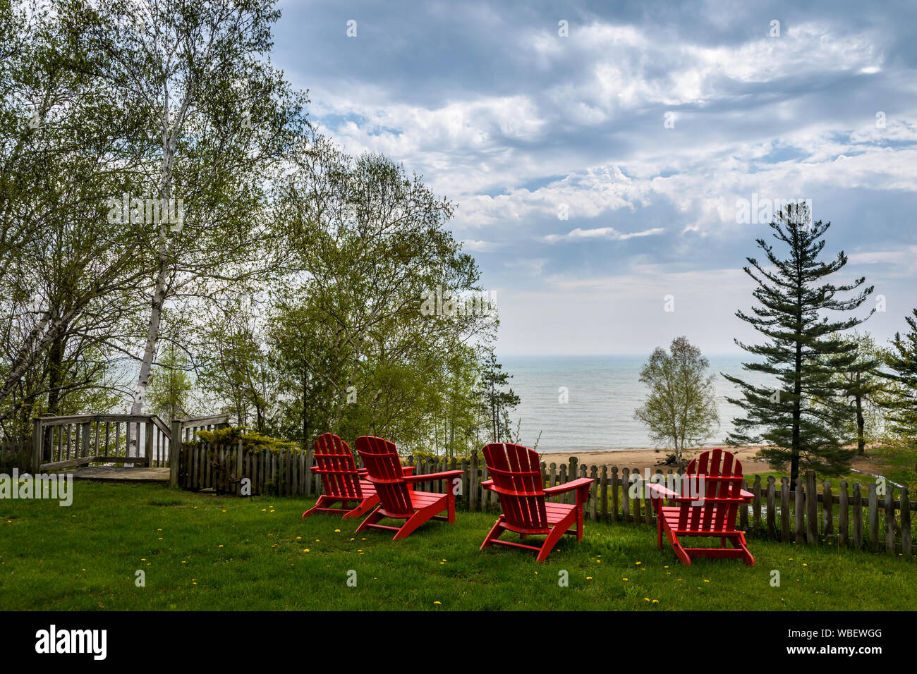 La vita è una spiaggia Foto Stock