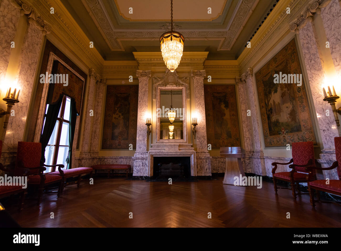 Francoforte, Kentucky/ Stati Uniti d'America - 8 agosto 2019. Interno del Kentucky State Capitol Building. Foto Stock