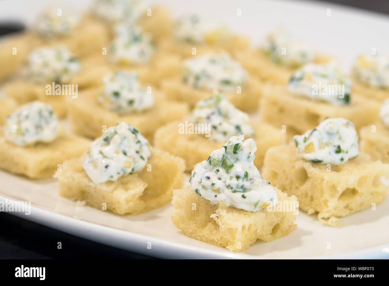 Antipasti al Minam River Lodge in Oregon Wallowa della montagna. Foto Stock