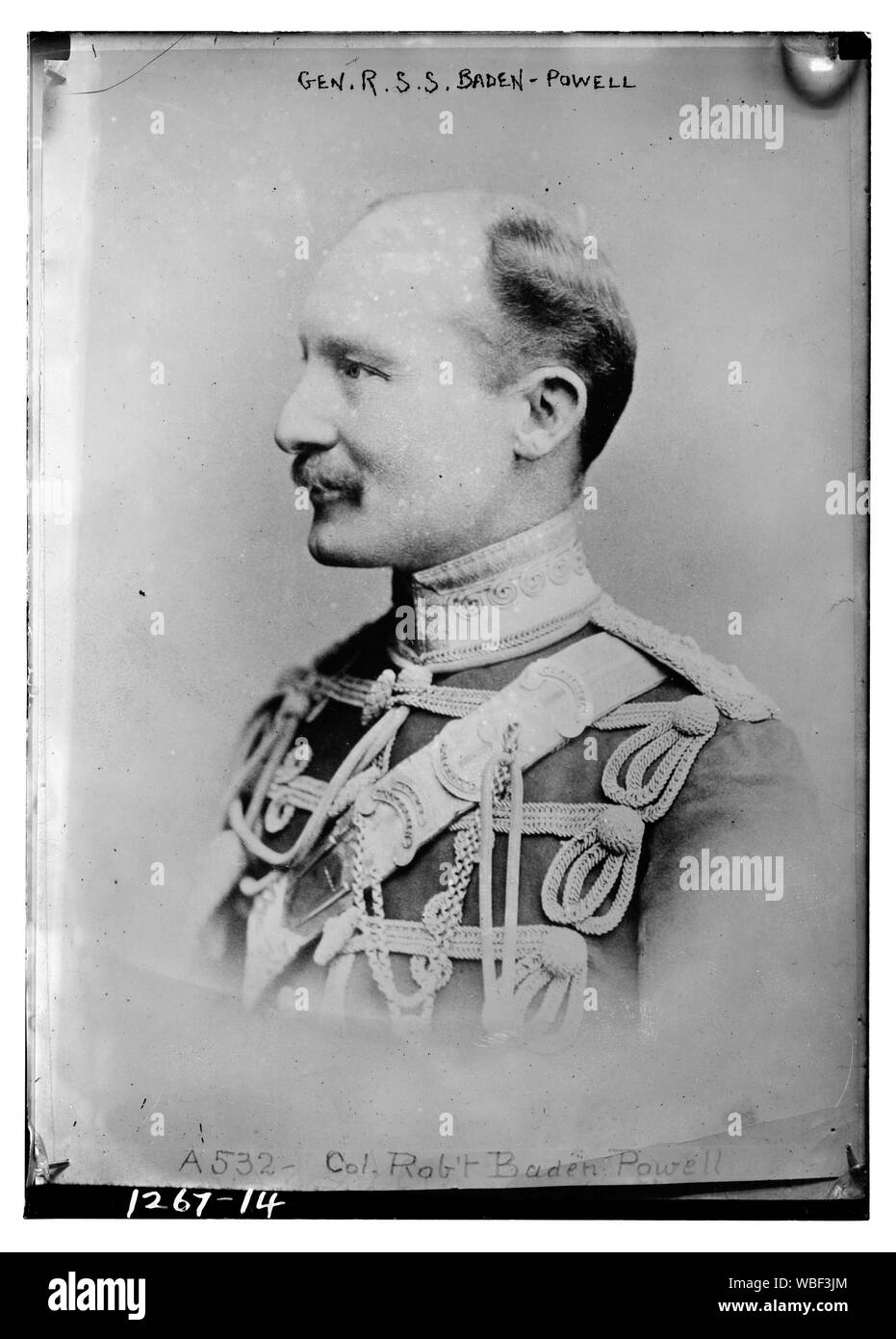 Gen. R.S.S. Baden-Powell Abstract/medio: 1, negativo : vetro ; 5 x 7 in. o inferiore. Foto Stock