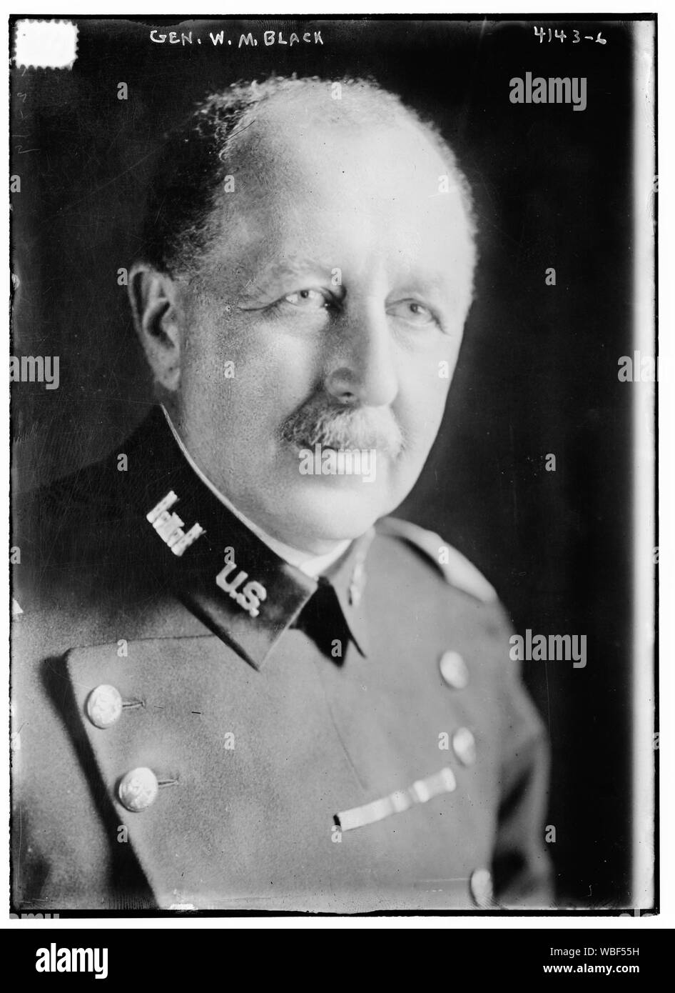 Gen. W.M. Abstract di nero/medio: 1, negativo : vetro ; 5 x 7 in. o inferiore. Foto Stock