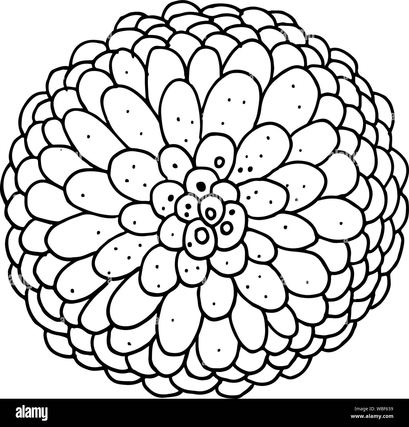 Profilo di microbi icona vettore. Isolato nero semplice elemento linea illustrazione da un concetto medico. Vettoriale modificabile microbo corsa. Icona di virus. Mano Illustrazione Vettoriale