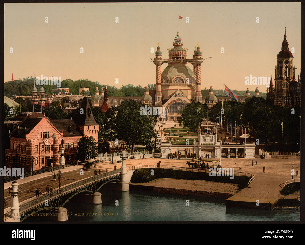 Arte generale e esposizione industriale, Stoccolma, Svezia Foto Stock