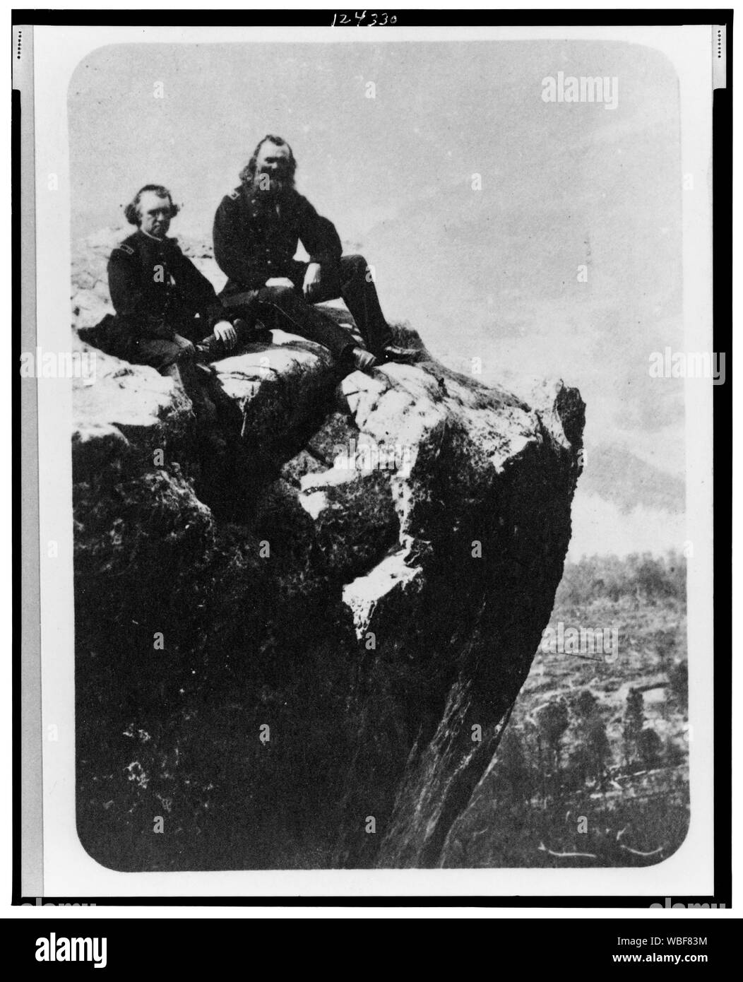 McCallum generale su Lookout Mountain Abstract/medio: 1 stampa fotografica. Foto Stock