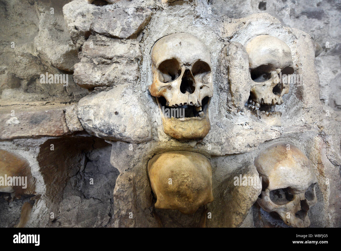 Il cranio torre (Ćele kula) in Niš, Serbia. Foto Stock