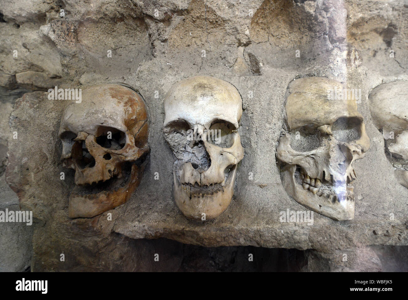 Il cranio torre (Ćele kula) in Niš, Serbia. Foto Stock