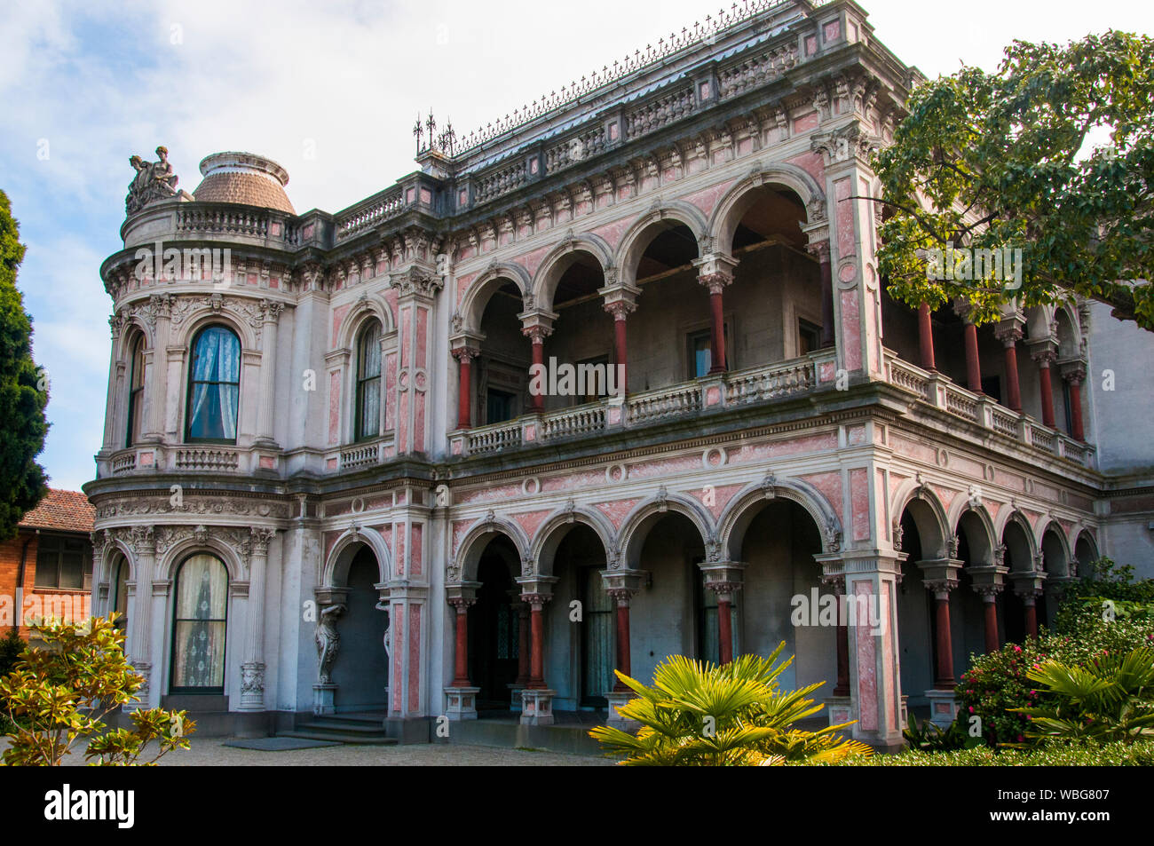 Labassa è un epoca vittoriana mansion con opulenti caratteristiche architettoniche. La sua decorazione originale rimane intatto. Melbourne, Australia Foto Stock