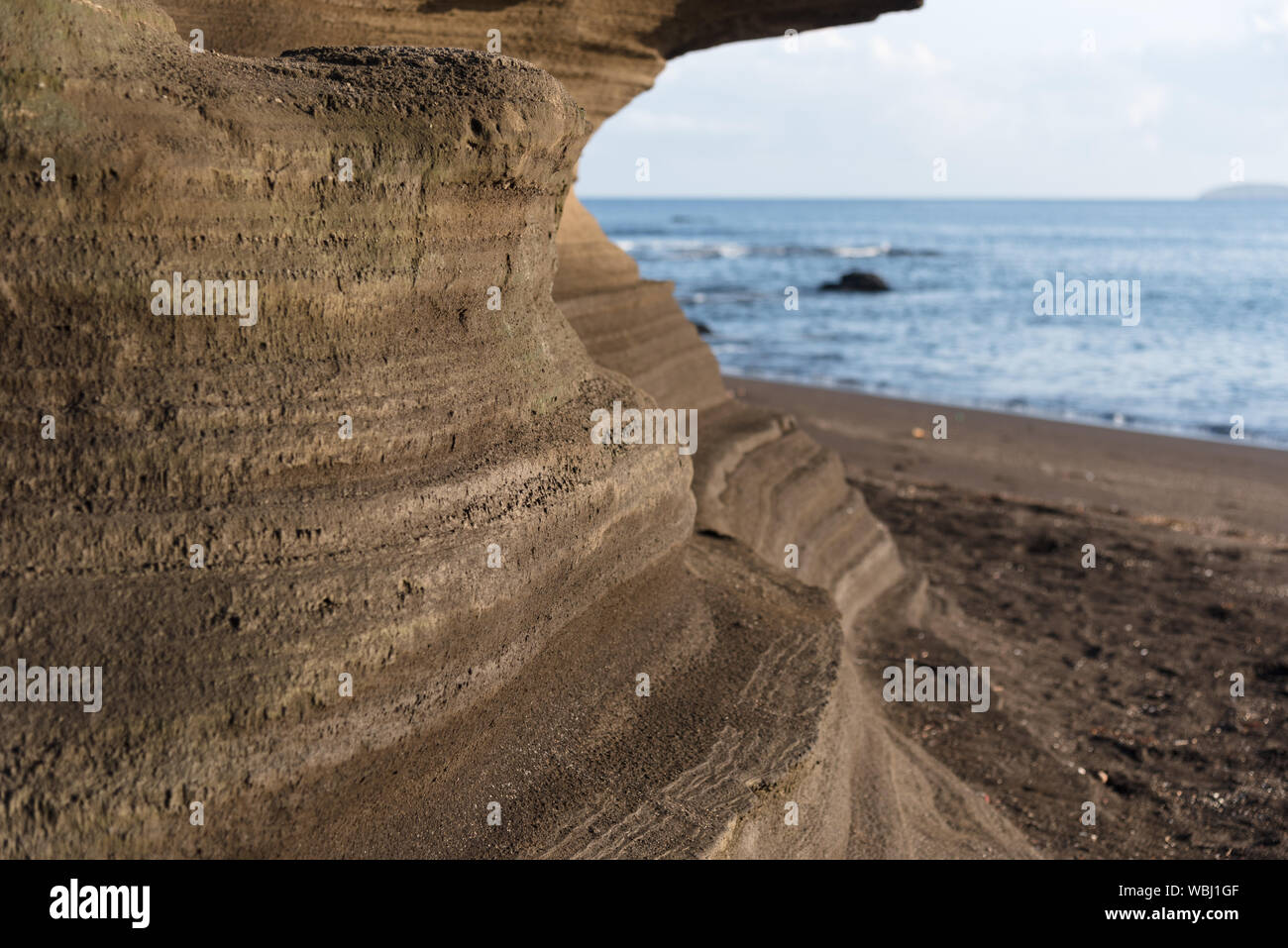 Puerto Egas (Egas Port) sull'isola di Santiago, Galapagos Isola, Ecuador, Sud America. Foto Stock