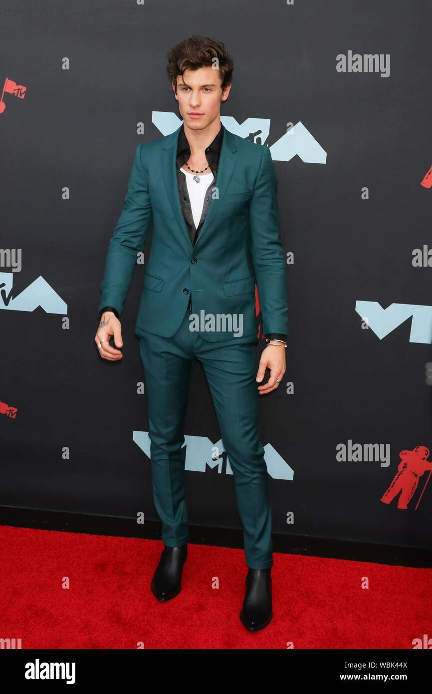Shawn Mendes assiste il 2019 MTV Video Music Awards, VMAs, at Prudential Center a Newark, New Jersey, USA, il 26 agosto 2019. Foto Stock
