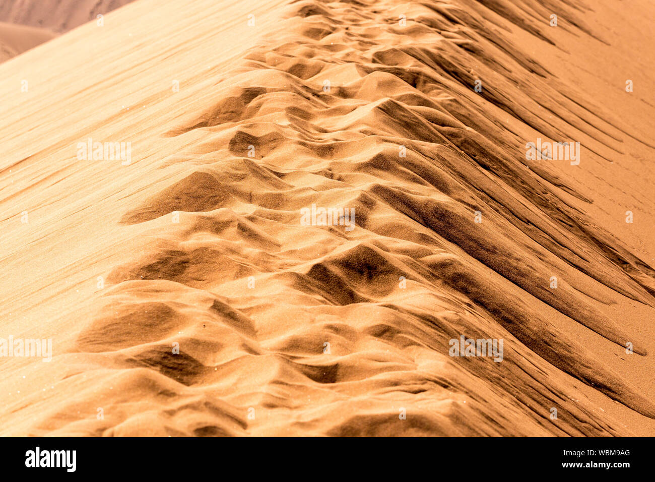 Via al vertice di Dune 45, Namib Desert, Namibia Foto Stock
