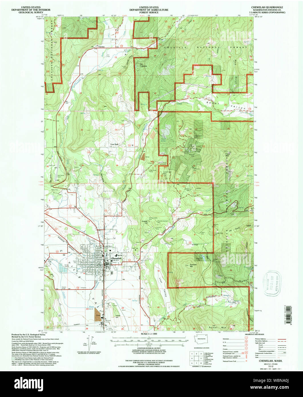 Mappa di chewelah immagini e fotografie stock ad alta risoluzione Alamy