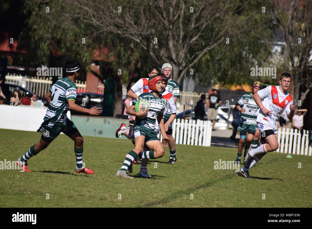 Australian radici di erba sport Foto Stock