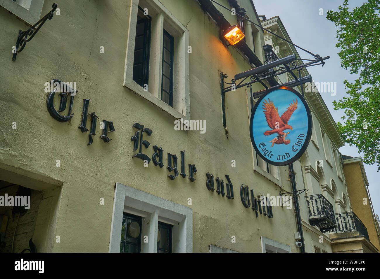 L'aquila e il bambino pub oxford Foto Stock