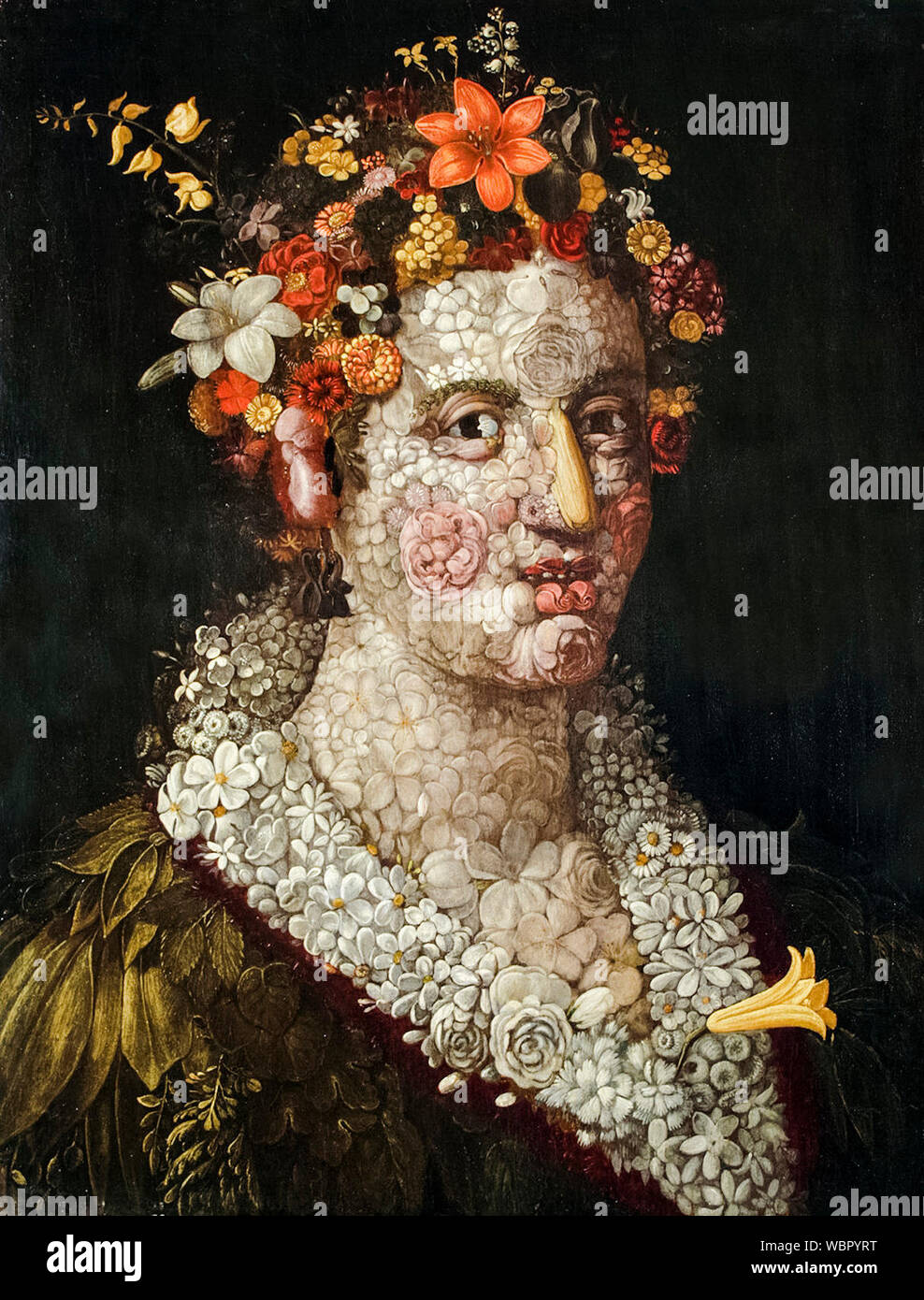 Giuseppe Arcimboldo, Flora, pittura, circa 1591 Foto Stock